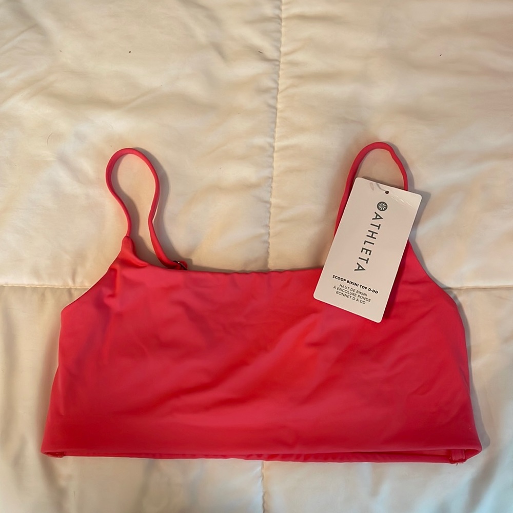 Coral Scoop Bikini Top-Athleta!!